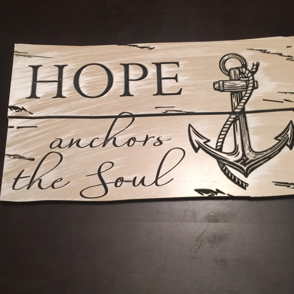 Hope Anchors the Soul Wall Hanging